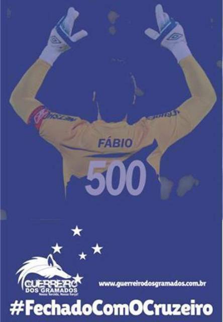 Cruzeiro Esporte Clube - Fábio e seus 500 jogos pelo Cruzeiro: Ídolo ou não, eis a questão