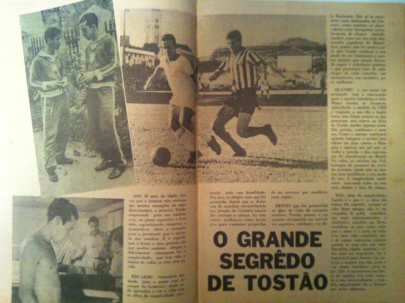 Tostão na Revista do Esporte de 1966 - Foto: Revista do Esporte – 1966
